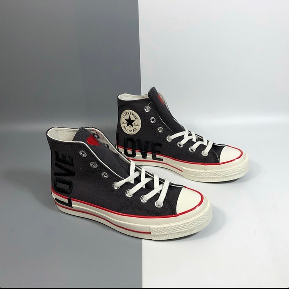 converse love fearlessly high tops